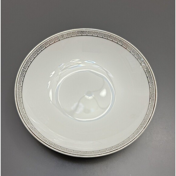 Noritake China Silver Key #5941  Berry Bowls Set Of 3 Fruit/Dessert/Ice Cream - Picture 3 of 9